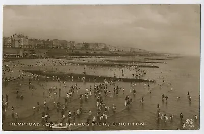 EAST SUSSEX Brighton Kemptown From Palace Pier Real Photo Postcard E14 • £3.95