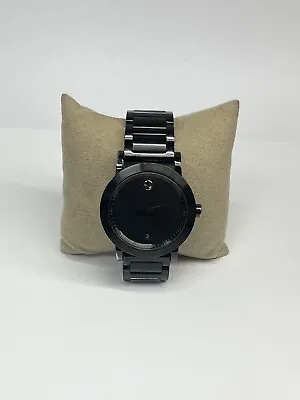 Movado 13361283 Black Men’s Watch • $300