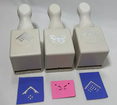 Martha Stewart  Paper Punch Punches Lot Of 3 Butterfly And Corner Trim ￼￼ • $14.95