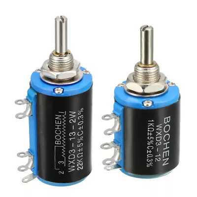 220-22K Ohm Adjustable Resistors Wire Wound Multi Turn Precision Potentiometer • $9.04