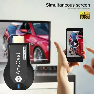 Android Phone IPhone/Tablet To TV Audio/Video Anycast Airplay HD 1080P WIFI HDMI • $16.96