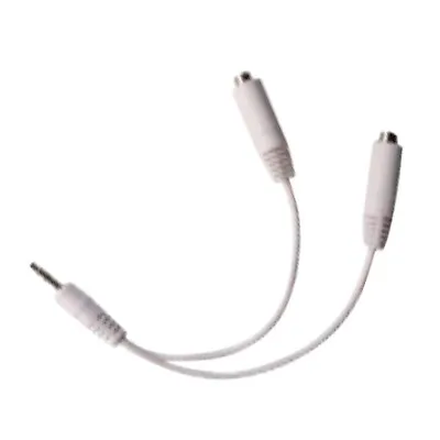 Ipod/ Iphone/ Ipad Headphone Splitter 3.5 Mm Stereo Jack Plug • £2.99