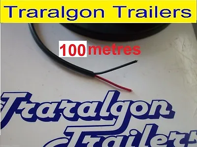 $130 • Buy 100m 2 CORE Electrical Speaker  WIRE CABLE TRAILER TRUCK Lights 12v TWIN K303
