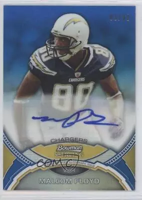 2011 Bowman Sterling Auto Blue Refractor /99 Malcom Floyd #BSA-MF Auto • $21.01