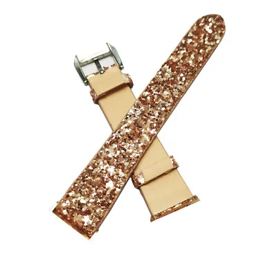 $21.31 • Buy Shine Christmas Leather Watch Band For Fitbit Charge 4 3 2 Strap Bracelet Belt