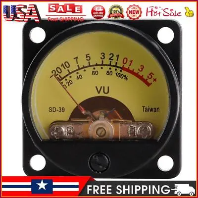 SD-39 Analog Panel VU Meter Power Amplifier Audio Level Meter With Backlight • $13.39