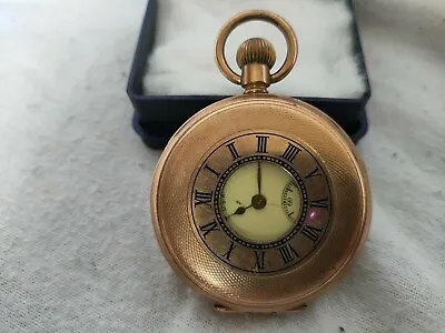£190 • Buy Antique Waltham USA Double Hunter Double Gold Plated Half Hunter Pocket Watch 