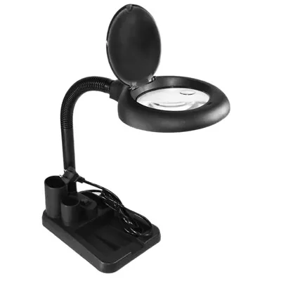 LED Magnifying Lamp 5X 10X Magnifier With Light Table And Desk Lamp Floor Stand  • $29.99