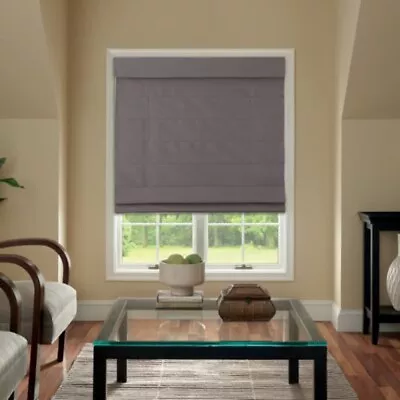 Cordless Fabric Roman Shades - 6 Color Options • $22.99