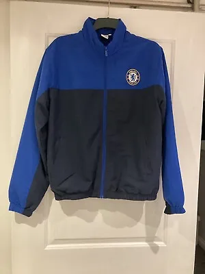 Men's Official Chelsea FC Blue Zip Up  Shower Jacket/Coat - Size Large • £15.99