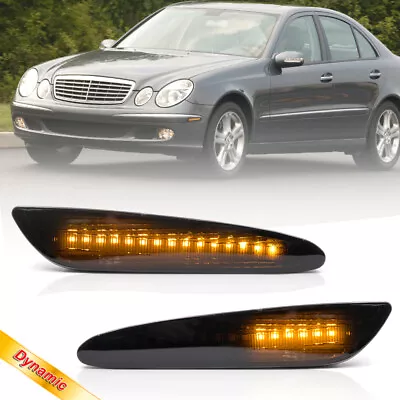 For 03-06 Benz W211 E-Class Pre-LCI E320 E350 Sequential LED Side Marker Lights • $26.99