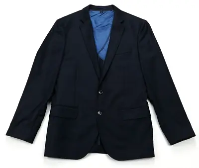 J Crew Ludlow Loro Piana Wool Super 130's Navy Blue Suit Jacket Blazer 38S Mens • $39.99