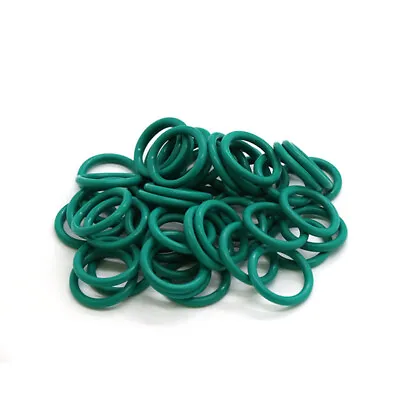 $2.40 • Buy 1.5mm Cross Section O-Rings Rubber Seals O Ring Green Metric FKM 5mm - 50mm OD