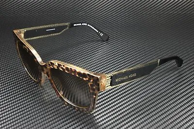$85.99 • Buy MICHAEL KORS Berkshires MK2102 366173 Brown Leopard Solid 54 Women's Sunglasses