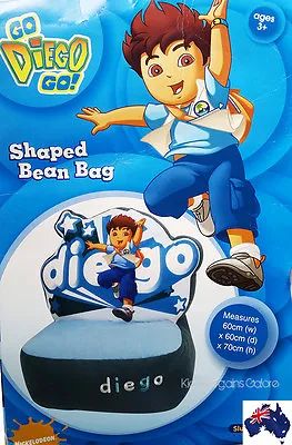 Kids/Boys NICKELODEON Diego Super Comfy SHAPED Bean Bag Cover Gr8 Fun - AUS QLTY • $30.19