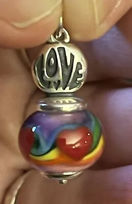 $38 • Buy James Avery LOVE 💕 TIE DYE Charm  Must Buy Lol 😂 ☮️✌🏻