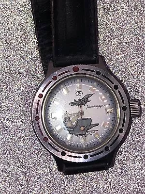 Vostok Automatic Men's Watch 1 17/32in Automatic Russian Classic Vintage Runs • $50