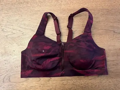 Victoria's Secret Red Multi 36DD Sweat On Point Knockout Max Support Sport Bra • $24.99