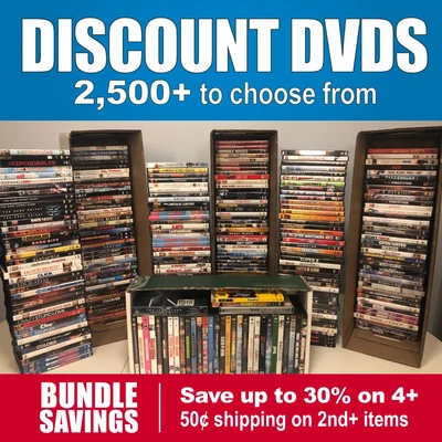 $2.45 • Buy DISCOUNT DVDS (Listing 10 Of 12)   **SAVE BIG ON BUNDLE & SHIPPING DISCOUNTS**