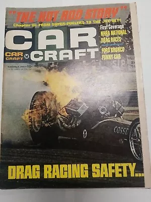 Car Craft Magazine November 1966 NHRA Championship Drags 1967 Plymouth GTX  1022 • $9.99