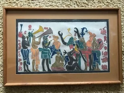 Rare Mayan Culture Signed Painting (Certified Copy From Bonampak S Acropolis). • $239