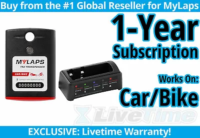 MyLaps TR2 Car/Bike Rechargeable Transponder W/ 1-year Subscription • $164.99