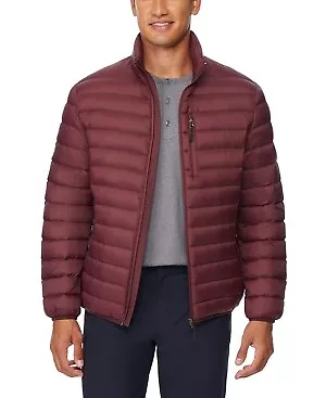 32 Degrees Men's Down Jacket Medium Shiraz Red Packable • $44.99