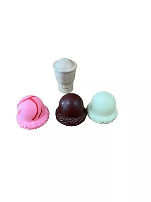 Melissa & Doug Stack And Scoop Replacement Magnetic Ice Cream Scoops Lot Of 4 • $17.05