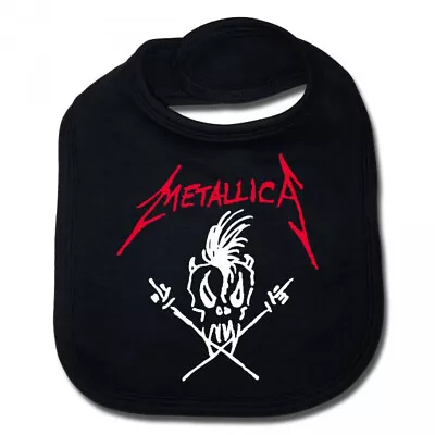 Metallica Scary Guy Logo Organic Baby Bib Authentic  • £15.50