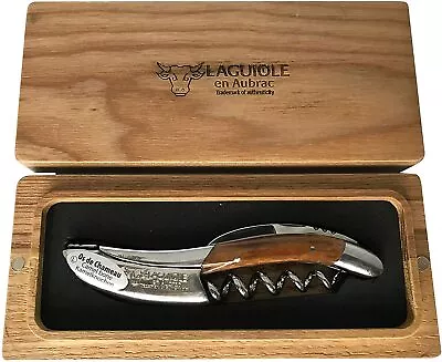 Laguiole En Aubrac Sommelier Corkscrew With Brown Camel Bone Handle • £189.98