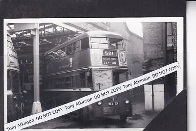 London Transport - K2 Type Trolley Bus - No. 1331 @ Leyton - Photo - B10950 • £1