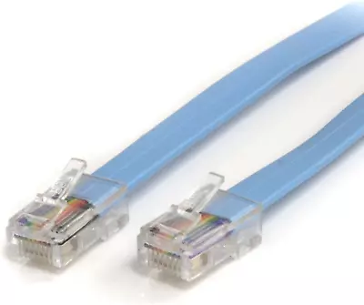 Startech.Com Cisco Console Rollover Cable - RJ45 Ethernet - Network Cable - RJ-4 • $10.99