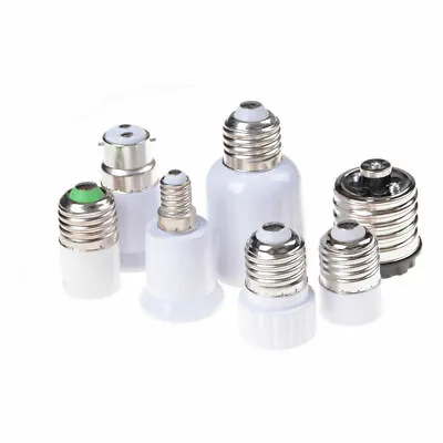 E27 To G24 E27 To E14 E27 To GU10 Base Screw LED Light Lamp Bulb Holder Adapter • £5.93