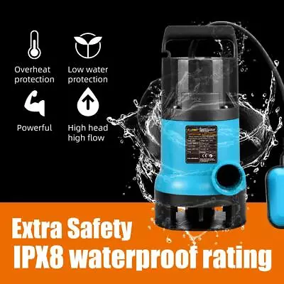 £41.99 • Buy KATSU 151656  Submersible Water Pump 220V 400W With 5m Hose And Clip