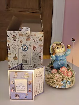 The World Of Beatrix Potter Tom Kitten Musical Box (1996) • £18