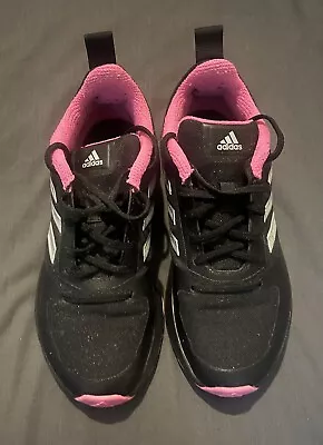 Adidas Run Falcon 2.0 TR Trainers UK Size 4.5 (more  Like Size 4) Black/Pink • £15