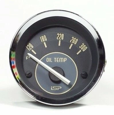 $50 • Buy Vw Isp Vintage Series Beige Face 300° Oil Temp Dash Gauge 2-1/16  Bug Bus Ghia