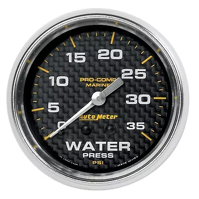 Autometer 200773 40 Marine Mechanical Water Pressure Gauge • $107.29