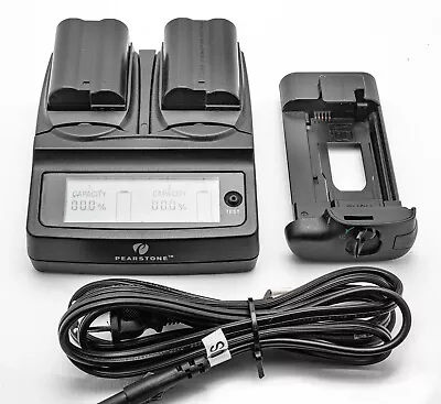 Nikon Battery Holder MS-D12EN W/2 Batteries Pearstone Charger & Cable Functional • $99