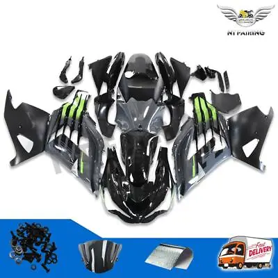 WOO Injection Mold Grey Fairing Fit For Kawasaki 2012-2019 Ninja ZX14R A018 • $469.99