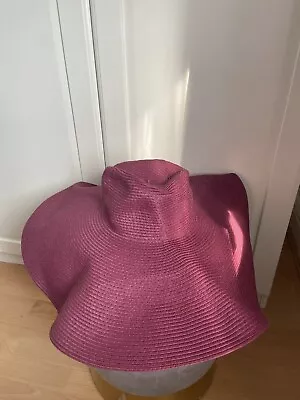 Zara Womens Oversized Purple Sun Hat New • £7