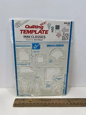 EZ Quilting Template Mini Classics #9301 Designed By Marti Michell - NIP  1991 • $5.99