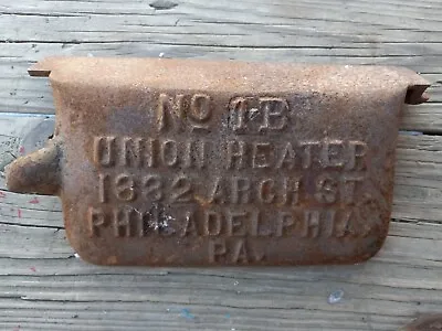 8.5 X 4  Antique Vintage No.1B Union Heater Small Cast Iron Furnace Stove Door • $12.99