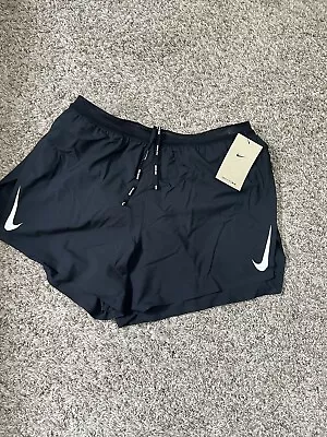 Nike Men's Dry Fit ADV Aeroswift Lightweight 4  Running Shorts Size M CJ7840-010 • $39.99