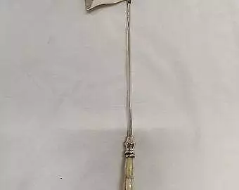£10.49 • Buy Silver Plated Snuffer With Mother Of Pearl  Handle