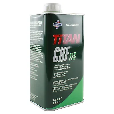 Fuchs TITAN CHF 11S Power Steering And Central Hydraulic Fluid 1 Liter 800363794 • $24.95