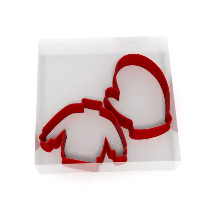 £4.99 • Buy Christmas Jumper And Mitten Fondant Cutters Set Of 4 For Icing Cookie Or Cake