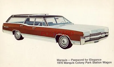 1970 MERCURY MARQUIS COLONY PARK STATION WAGON Van Curler Motor Co Schenectady • $7.49