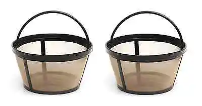 Mr. Coffee GTF2-1 Basket-Style Gold Tone Permanent Filter Set Of 2  • $8.25