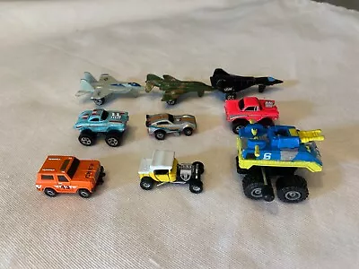 Micro Machines Car Vintage Lot Of 9 1980s Road Champs Galoob Deluxe Crankers • $12.99